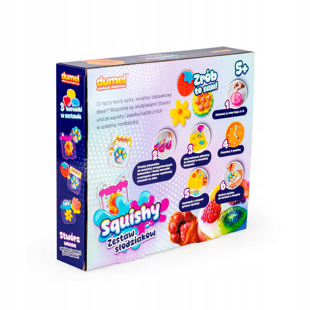 Dumel Squishy Zestaw do Tworzenia Słodziaków dla Dzieci 5+