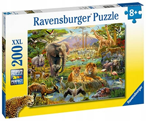 Puzzle Ravensburger 200 elementów XXL zwierzęta ze savany