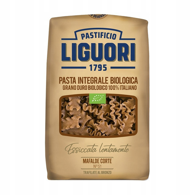 Makaron Liguori Integrale Mafalde Corte BIO 500G