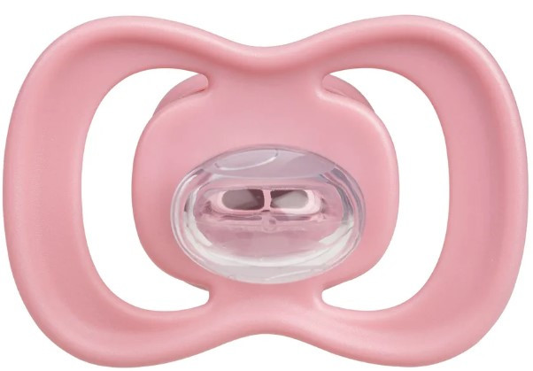 Smoczek silikonowy symetryczny b.box 6m+ (2 szt.) – jagoda/róż