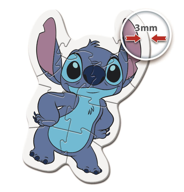 Clementoni Moje Pierwsze Puzzle Lilo Angel Stitch Disney 4w1 +2 Lata