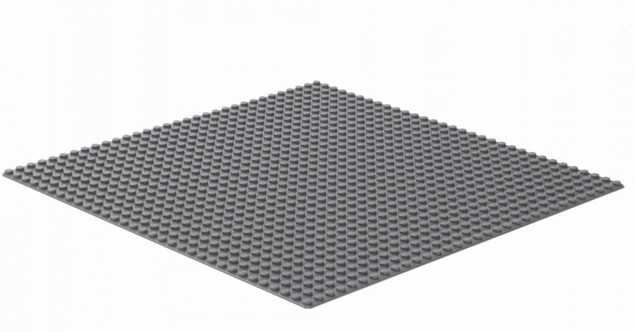 LEGO Regał Sorter na Klocki z 3 Szufladami i Płytką Szary