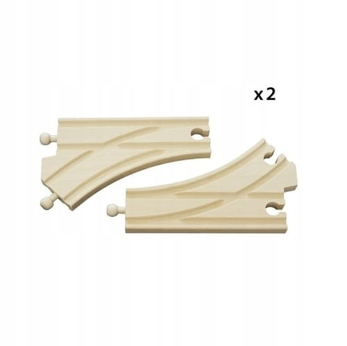 Tory rozjazdowe Brio 2x drewniane 19 cm