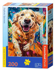 Puzzle 200 Układanka Pies LABRADOR Piesek Obrazy Obraz Kolor 7+ Castorland