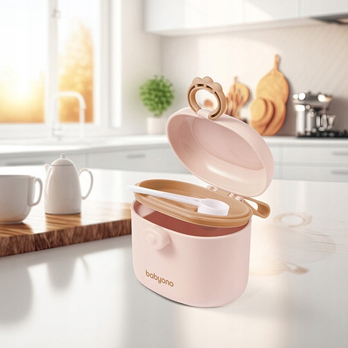 BABYONO PRZENOŚNY POJEMNIK NA MLEKO W PROSZKU LUB PRZEKĄSKI 240ml 1544/02