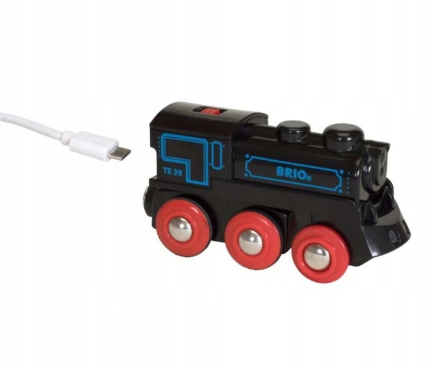 Zabawka Brio Pociąg z akumulatorem i kablem USB dla kolejek dziecięcych_5