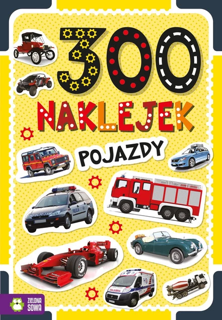 300 NAKLEJEK - POJAZDY