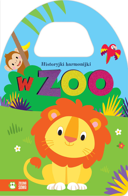 Książka Historyjki harmonijki. W zoo Natalia Berlik - Rozkładana harmonijka dla dzieci