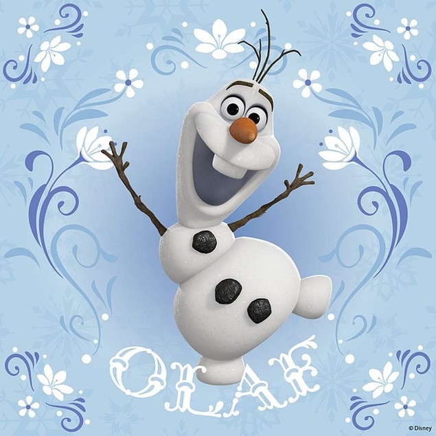 PUZZLE 3X49 FROZEN ELSA ANNA I OLAF, RAVENSBURGER