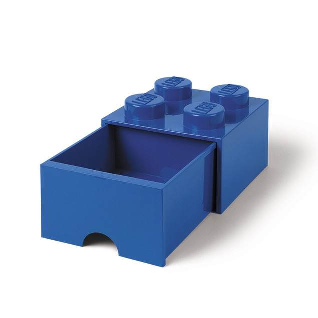 Szuflada klocek LEGO® Brick 4 (Niebieski)