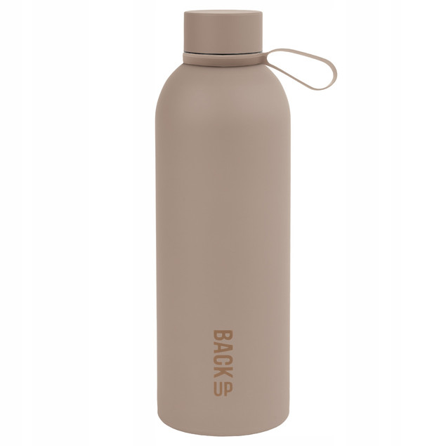 Butelka termiczna 500 ml beżowa – BackUp
