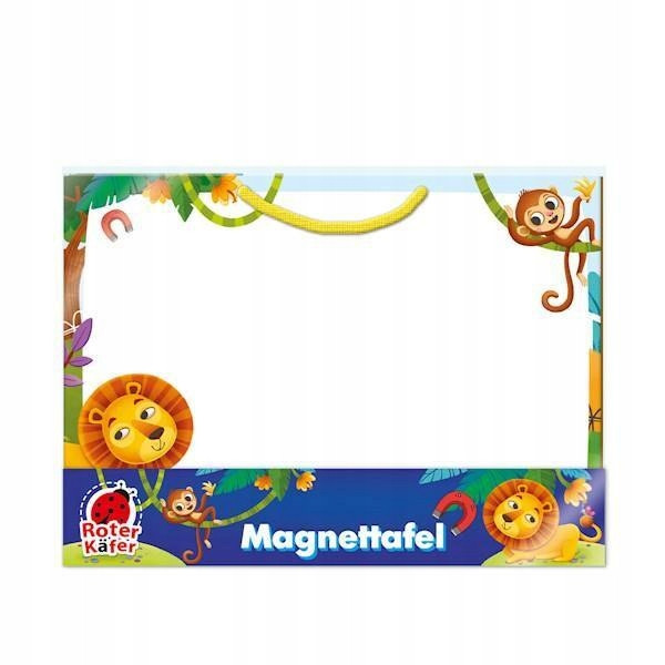 Tablica Magnetyczna Roter Kafer Zwierzęta Edukacyjna 32x23 cm Markery