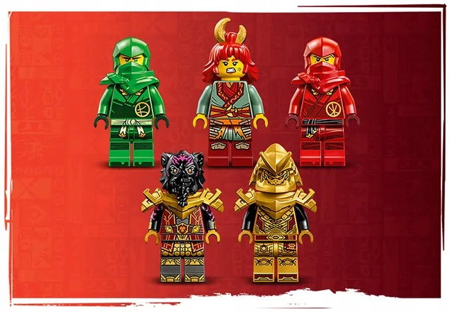 LEGO Ninjago Lawowy Smok Zmieniający Się W Falę Ognia 479 el. 8+ 71793