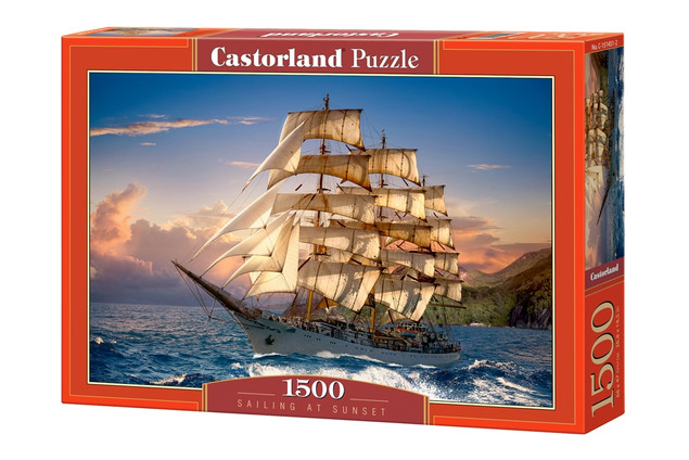Puzzle 1500 Sailing At Sunset Castorland 