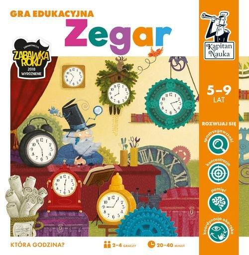 Zegar Gra Edukacyjna Zrozumienie Pojęcia Czasu 5+ Kapitan Nauka