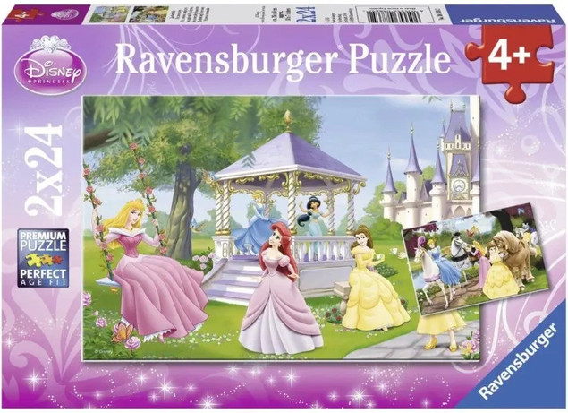 RAVENSBURGER 2x24 el. Magiczne Księżniczki (Puzzle)
