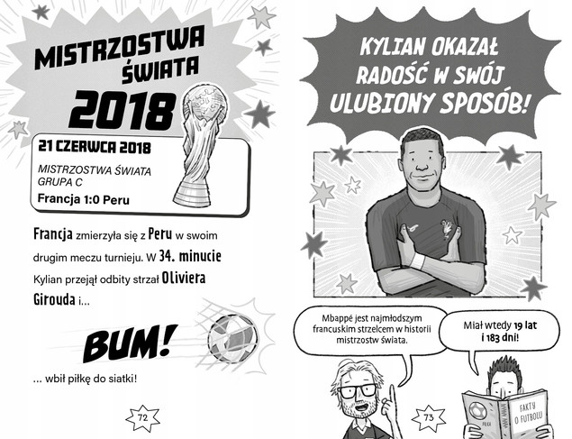 Mbappé rządzi. Football superstars Simon Mugford