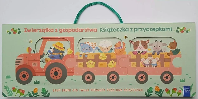 Książeczka-puzzle Dzikie zwierzątka