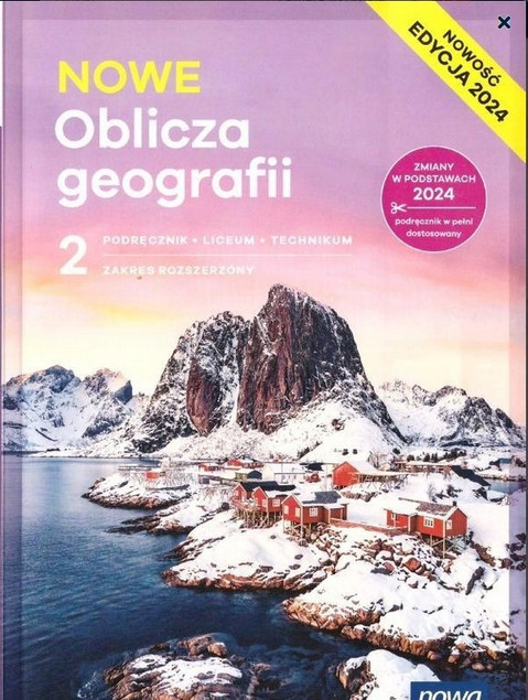 Nowe Oblicza geografii 2. Podręcznik rozszerzony (2025) Rachwał, Kilar. Matura