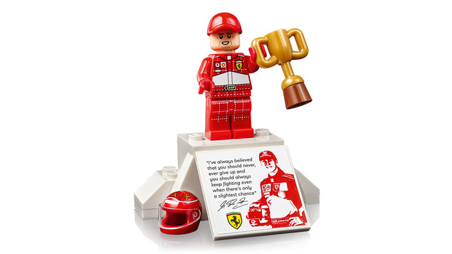 LEGO Icons 11375 Ferrari F2004 – replika F1 Michael Schumacher, 735 elementów