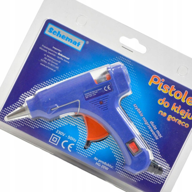 Pistolet do kleju Schemat 7 20 W