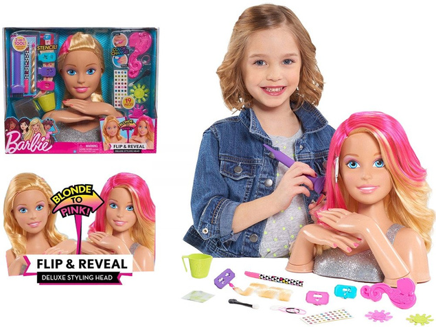 Mattel głowa do stylizacji BARBIE Deluxe 62530