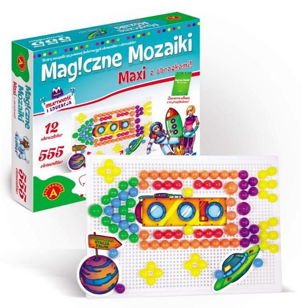 Alexander, Mozaika, MAGICZNE MOZAIKI 555 ELEMENTÓW - KOSMOS