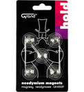 Magnesy neodymowe GRAND GR-N512P 12mm 5 szt. mocne z uchwytem