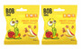 2x BOB SNAIL Żelki Owocowe WIELOOWOCOWE Bez Dodatku Cukru 2x 20g (40g)