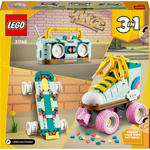 LEGO Creator 3w1 Wrotka W Stylu Retro 342el. 8+ 31148