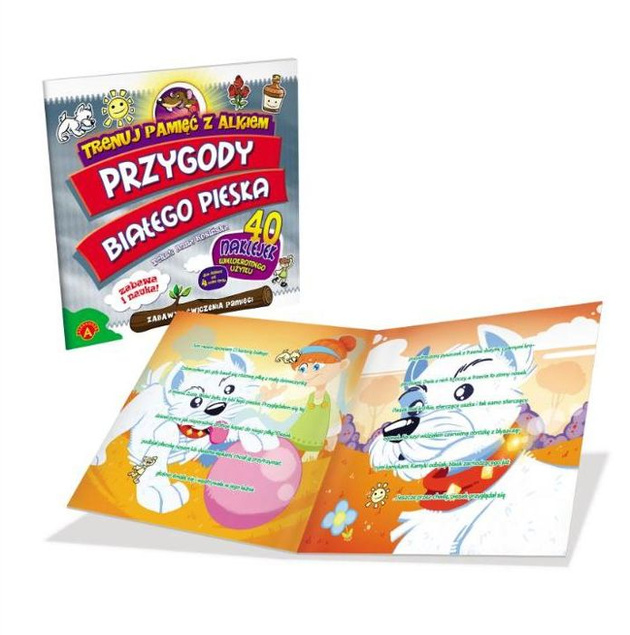 ALEXANDER, ZABAWKA EDUKACYJNA, PRZYGODY BIAŁEGO PIESKA - TRENUJ PAMIĘĆ Z ALKIEM
