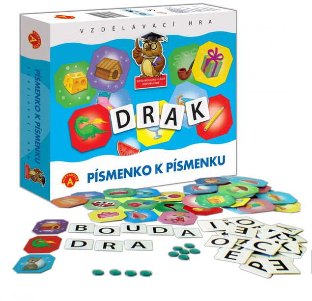 Gra planszowa Alexander SMOK LITERKA DO LITERKI