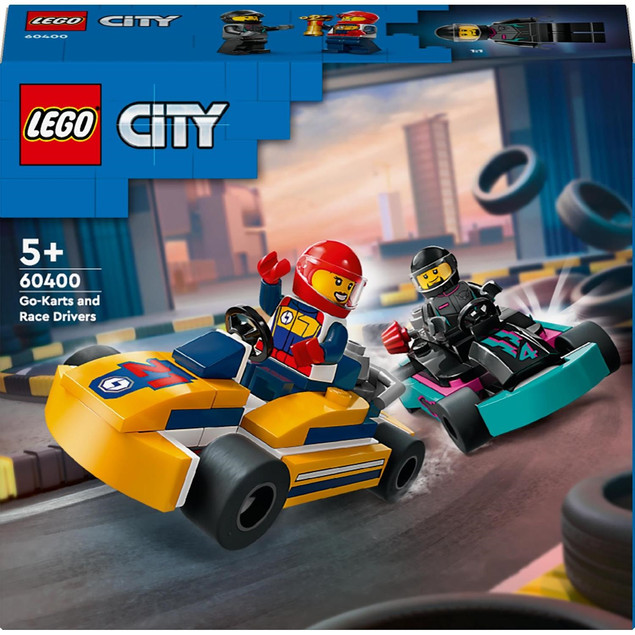 LEGO City Gokarty i Kierowcy Wyścigowi 99 el. 5+ 60400