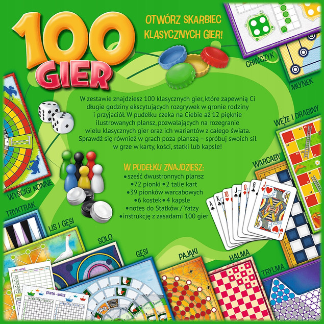 Gra planszowa 100 Gier – Trefl