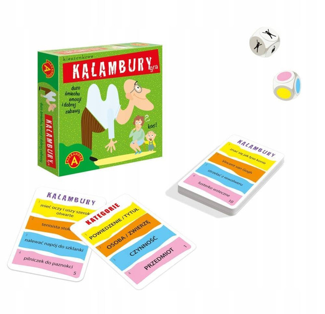 Kalambury Rodzinna Gra Towarzyska Kieszonkowa 7+ Alexander 3045