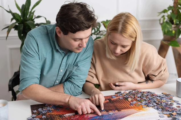 Trefl Puzzle Premium Plus Quality 1000 el. At-Home Fantasy: Dom strachów