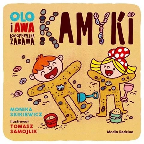 Olo i Awa Logopedyczna zabawa Kamyki - książka do ćwiczeń mowy
