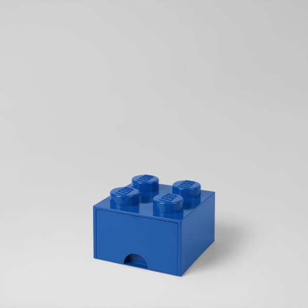 Szuflada klocek LEGO® Brick 4 (Niebieski)
