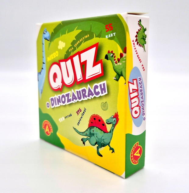 Gra planszowa Mikro Quiz o dinozaurach Alexander