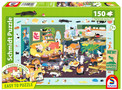 Puzzle Schmidt Spiele 150 el. Wszędzie Koty | Premium Quality ECO dla dzieci 7+