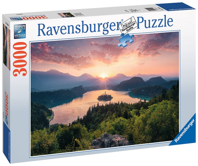 Puzzle Ravensburger 3000 elementów Jezioro Bled, Słowenia