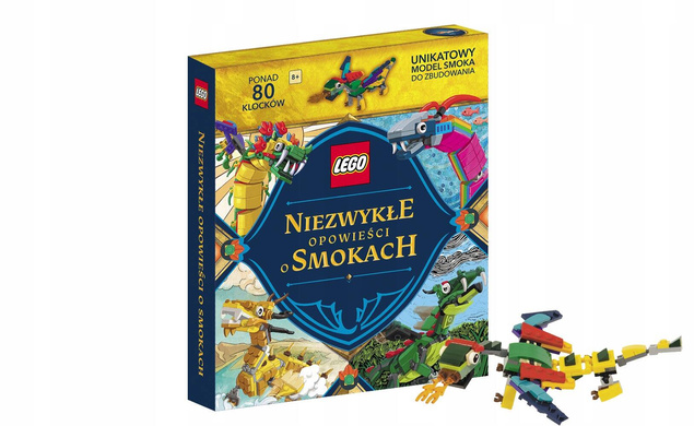 LEGO BOOKS. NIEZWYKŁE OPOWIEŚCI O SMOKACH + FIGURKI AMEET