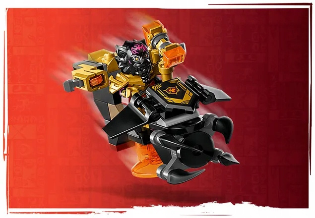 LEGO Ninjago Lawowy Smok Zmieniający Się W Falę Ognia 479 el. 8+ 71793