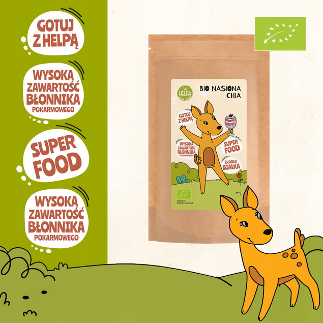 Bio Nasiona Chia 300 g HELPA ekologiczne