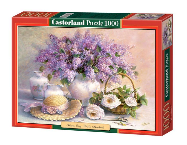 PUZZLE 1000 BUKIET KWIATY I KAPELUSZ CASTOR