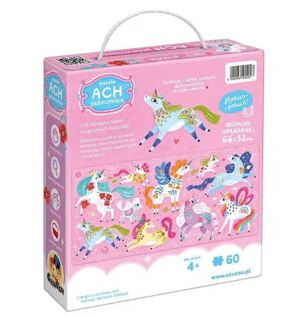 Puzzle Ach Jednorożce Układanka 60el. 4+ CzuCzu