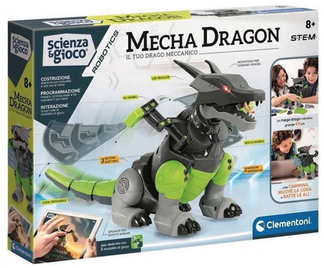 Naukowa Zabawa Twój Mechaniczny Smok Clementoni