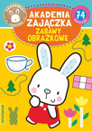 Akademia Zajączka Zabawy Obrazkowe 74 Naklejek BooksAndFun
