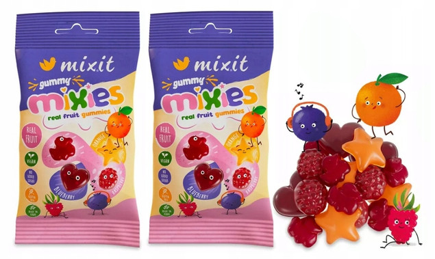 Żelki Naturalne Mix.it Mix Smaków Bez Cukru