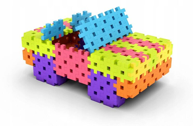 Klocki Wafle Basic 50 el. Meli